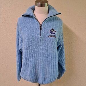 NHL Canucks ladies zip up sweater